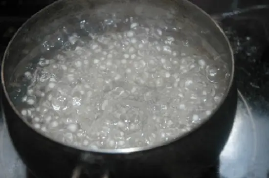 luộc chín hạt trân châu