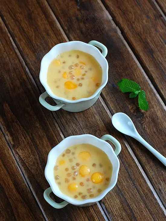 chè xoài trân châu vô cùng hấp dẫn