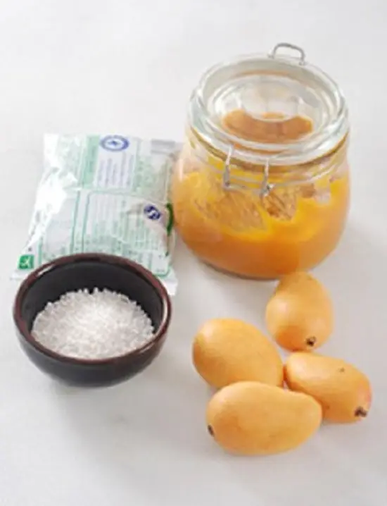 nguyên liệu làm món chè xoài trân châu