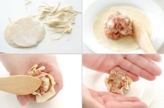 dimsum nhân tôm thịt cách làm