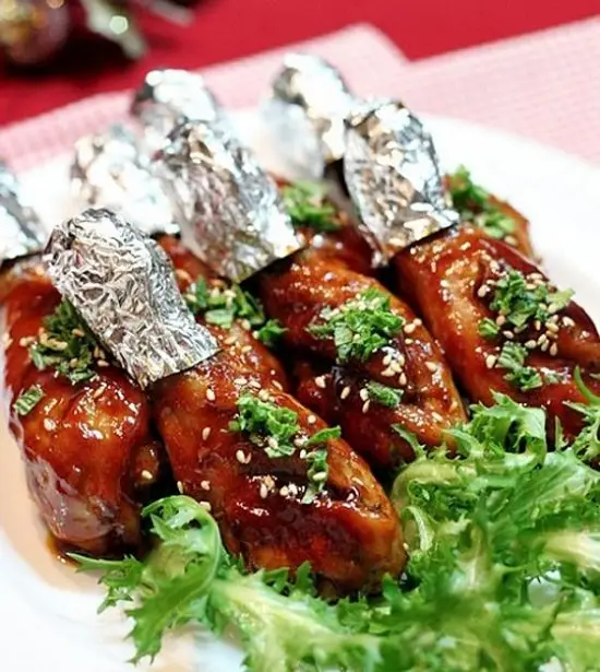 đùi gà xốt chua cay thơm ngon