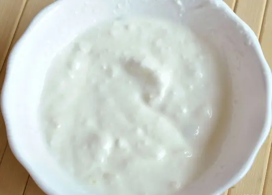 trộn sữa chua và chanh