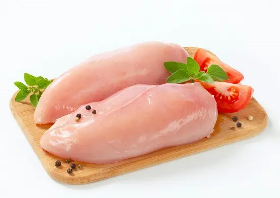 Bạn chọn những ức gà như thế này nhé