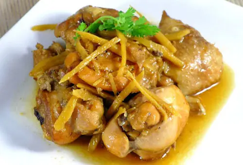 Cách làm món gà kho gừng ngon đậm đà