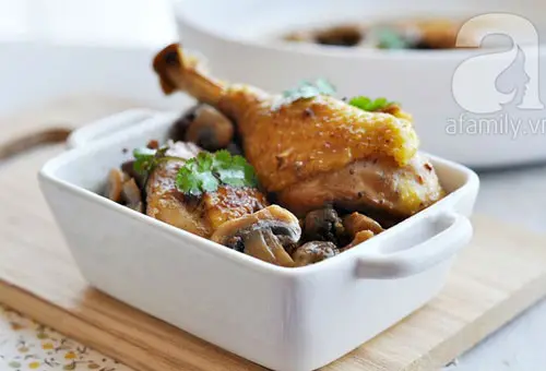 Cách làm món gà nấu nấm thơm ngon đậm đà