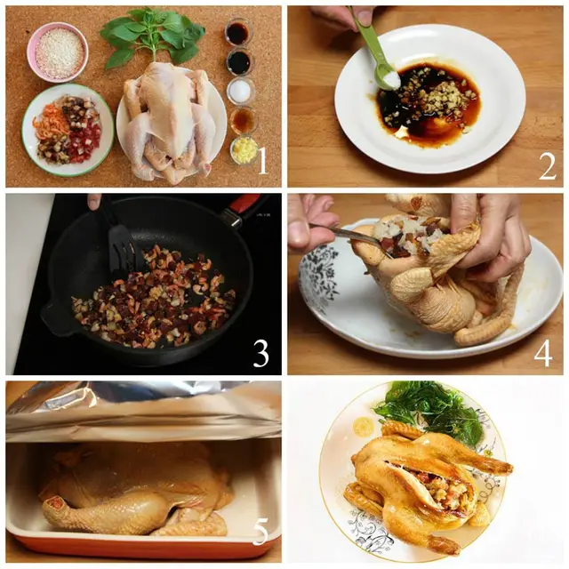 cách làm món gà nhồi cực ngon
