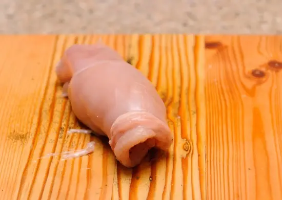 cuộn tròn thịt gà