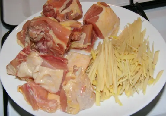 Cách làm món gà xào gừng cho bữa trưa 3