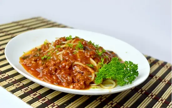 mỳ spaghetti thịt bò kiểu Ý thơm ngon