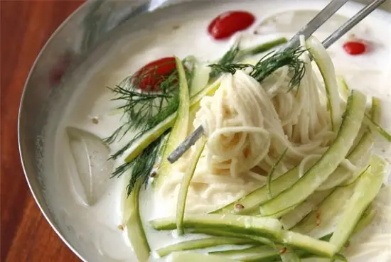 mì sữa đậu nành Hàn Quốc ngon đúng điệu