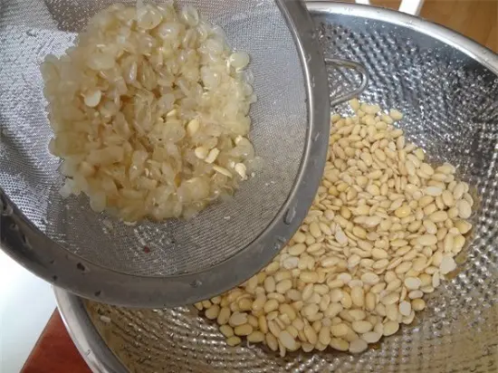 tách vỏ đậu nành