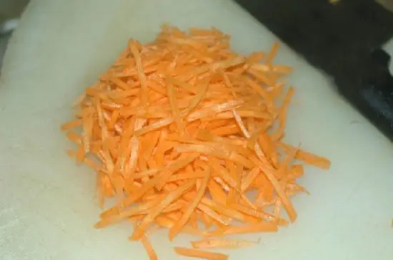 cà rốt thái sợi