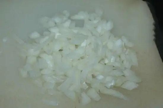 hành tây băm nhỏ