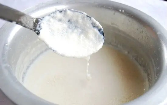 đun cho gạo đặc sên lại