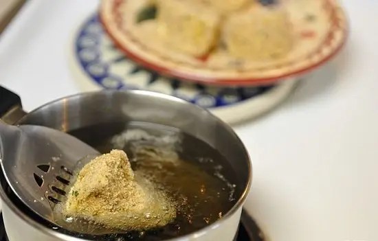 chiên pho mát