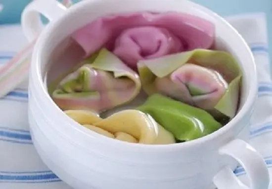 bánh sủi cảo cầu vồng thơm ngon