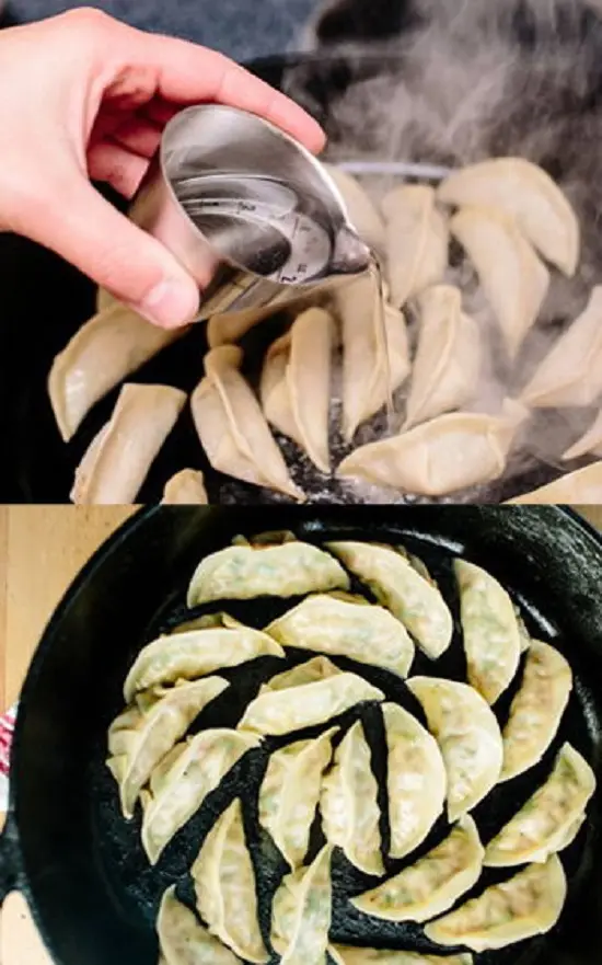 cho bánh vào hấp - cách làm sủi cảo