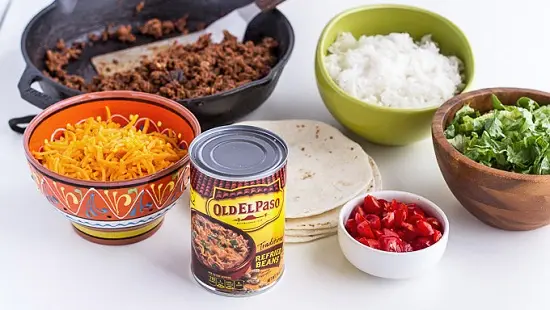 cách làm Taco hình nón 3