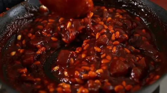 thịt bò sốt tương ớt ngon