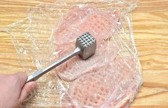 đập dập thịt gà