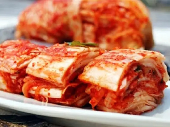 kim chi thái miếng vừa ăn