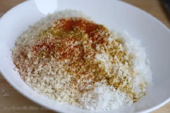 trộn hỗn hợp dừa nạo vụn