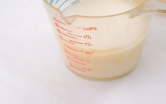 hòa tan bột bắp