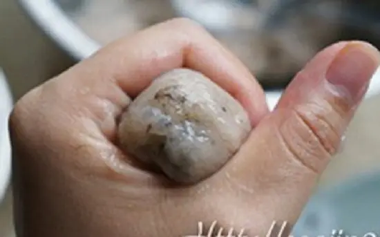 vo tròn thịt tôm
