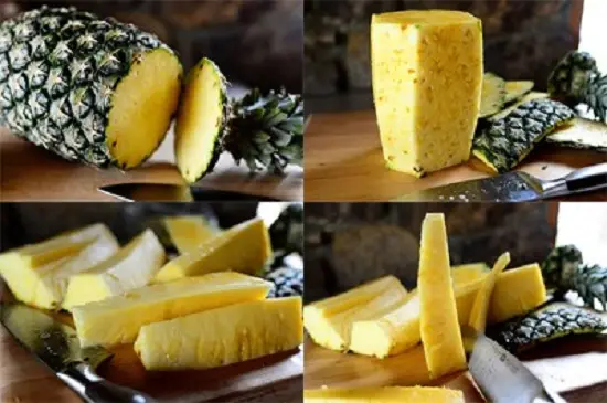 gọt dứa