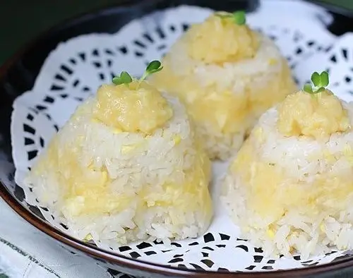 Cách làm món xôi sầu riêng độc đáo