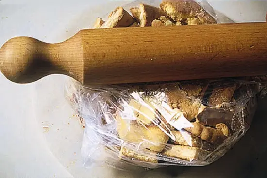 cán vụn bánh quy