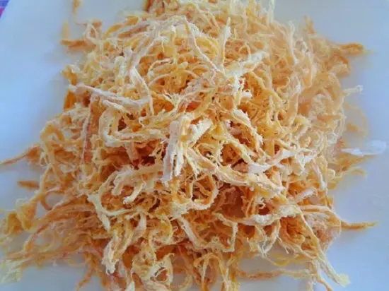mực khô tẩm tương ớt cay xé mực