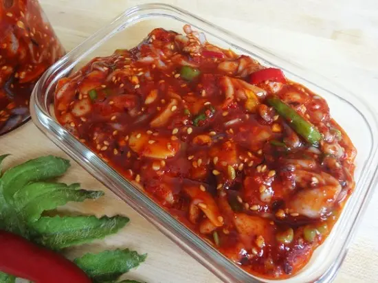 Cách làm mực muối cay kiểu Hàn mới lạ 9