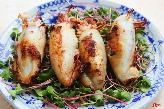 Cách làm mực nhồi thịt chiên giòn thơm ngon