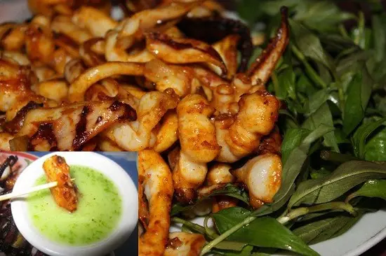 cách làm mực nướng muối ớt 2
