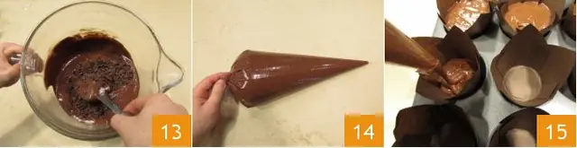 Cách làm muffin sô cô la 6