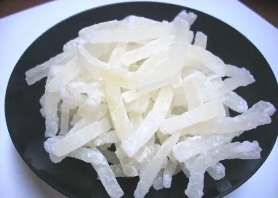 hoàn thành mứt bí đao