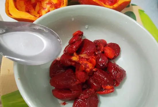 cách làm mứt gấc chi tiết