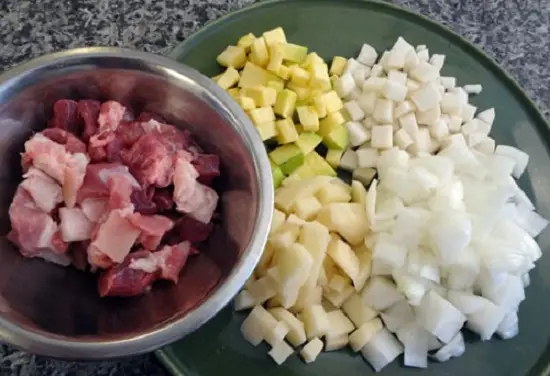 mỳ đen hàn quốc sơ chế nguyên liệu