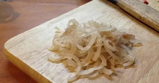 Các bước thực hiện món nem bì thính 2