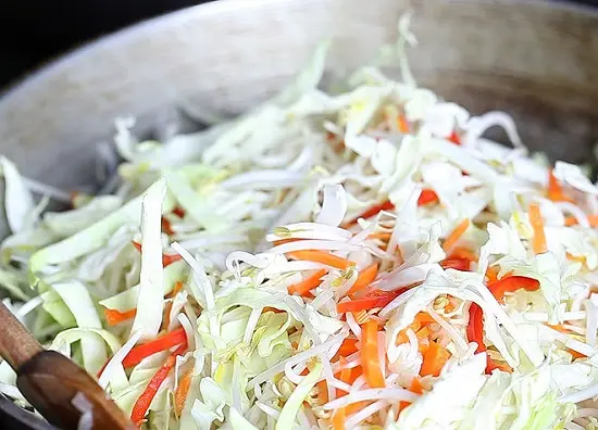 xào rau củ