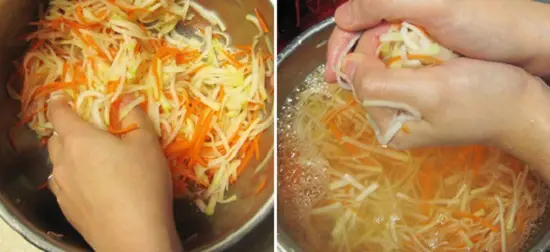 nộm xu hào cà rốt