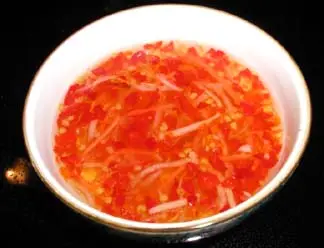 cach pha nuoc mam chay