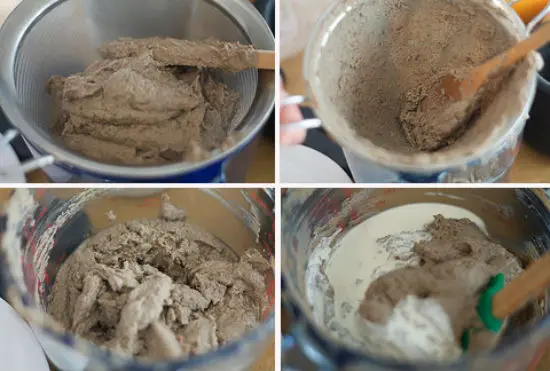 Xay nhuyễn phần pate gan gà