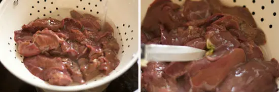 Sơ chế gan gà là pate gan gà