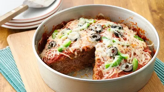 cách làm pizza meatloaf