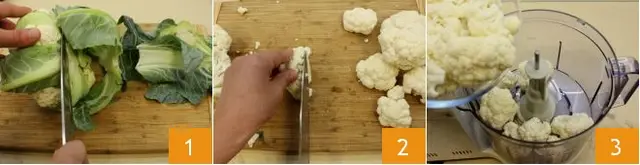 Cách làm pizza với đế bánh làm từ súp lơ 2