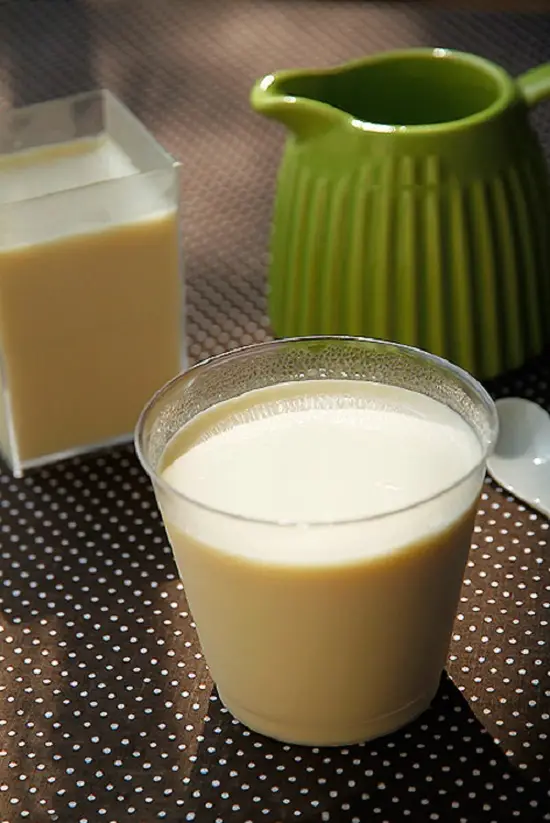 làm đông pudding đậu nành