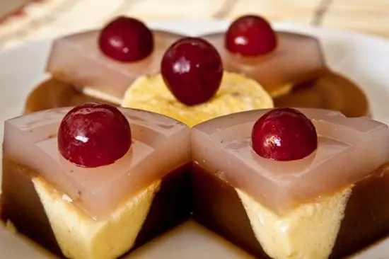 Cách làm rau câu nhân bánh flan