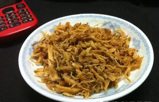 Cách làm ruốc nấm hương chay